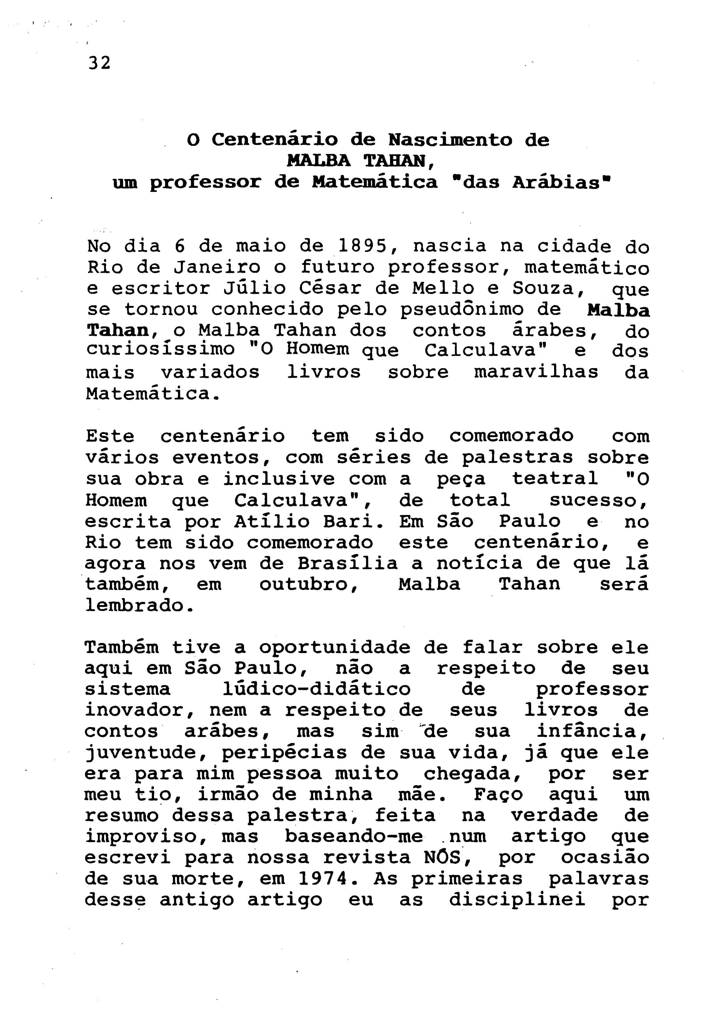 O homem que calculava e as maravilhas da matemática - Estado de Minas