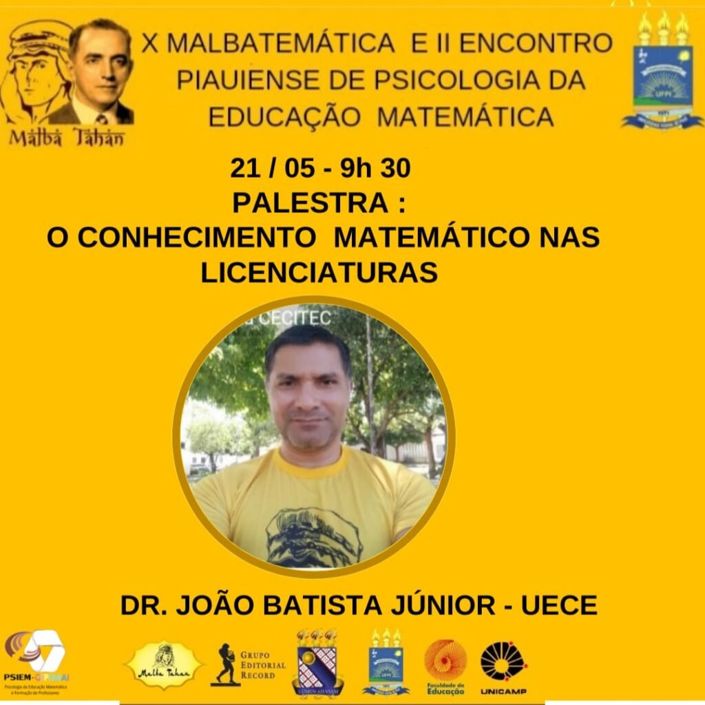 II Encontro Piauiense de Psicologia da Matemática