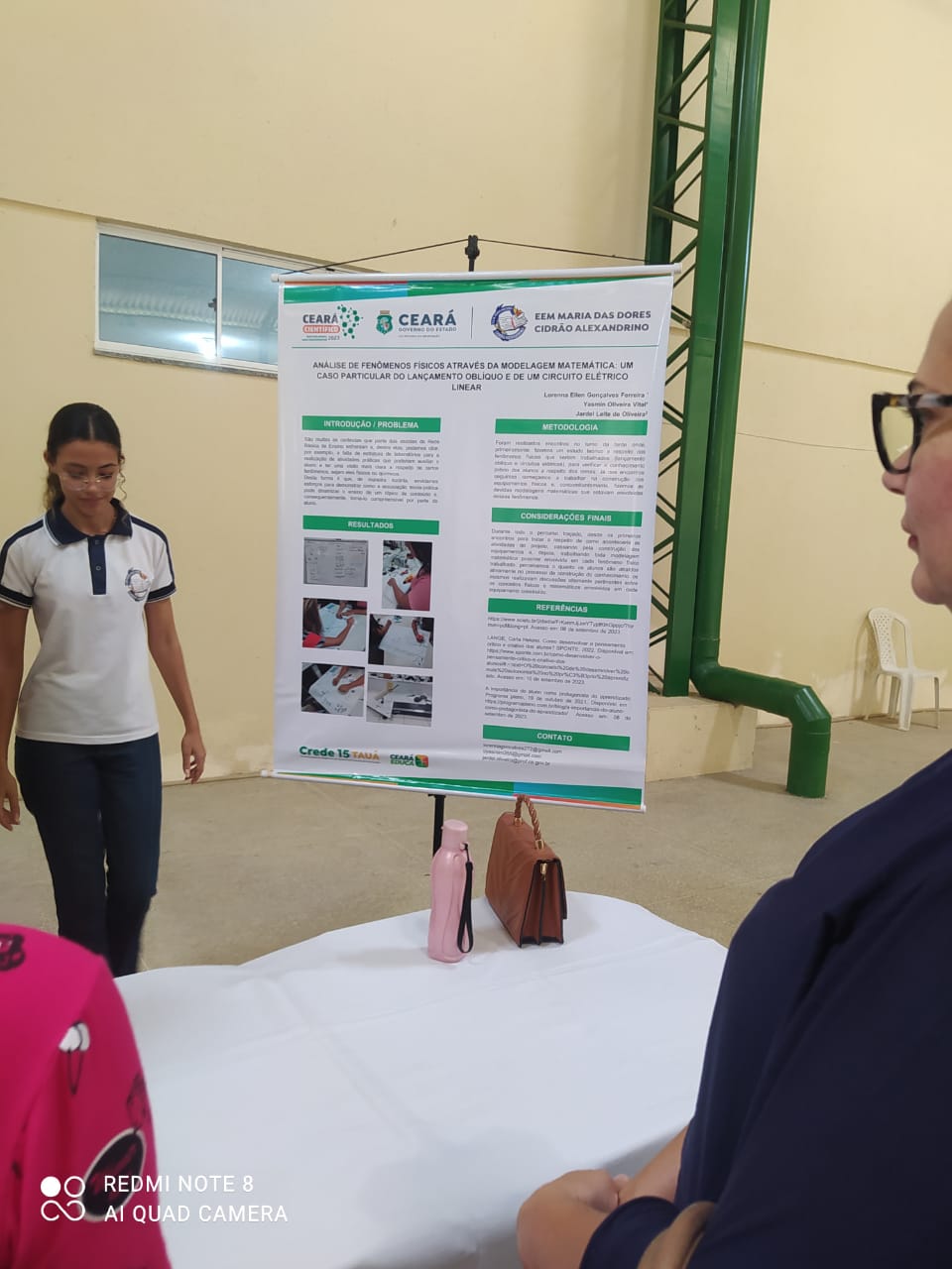 Malbatemática no Ceará 05 - banner com apresentação de projeto de matemática