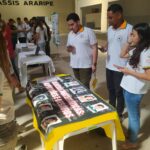 Principais Momentos do Dia da Matemática Malbatemática no Ceará 09 fotos de estudantes apresentando projeto