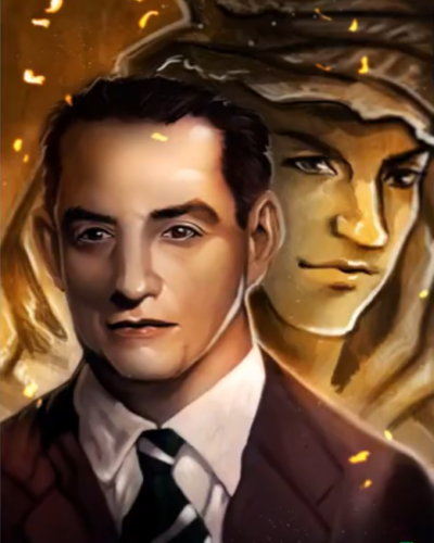 Ilustração de retrato de malba tahan do artista João Alberto Ilustração de retrato de malba tahan do artista João Alberto